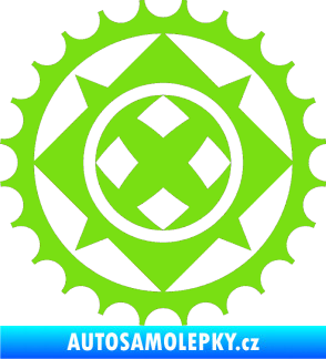 Samolepka Tetování 171 zelená kawasaki