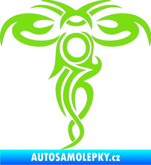 Samolepka Tetování 190 zelená kawasaki