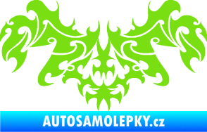 Samolepka Tetování 193 zelená kawasaki