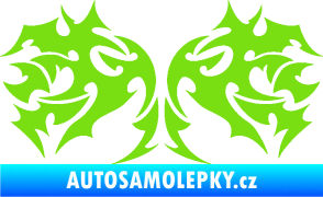 Samolepka Tetování 197 zelená kawasaki