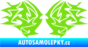 Samolepka Tetování 205 zelená kawasaki