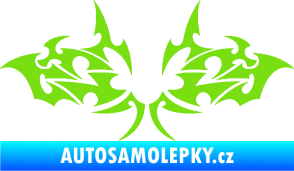 Samolepka Tetování 206 zelená kawasaki