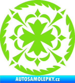 Samolepka Tetování 207 zelená kawasaki