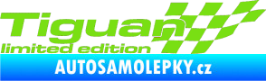 Samolepka Tiguan limited edition pravá zelená kawasaki