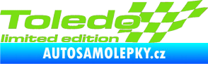 Samolepka Toledo limited edition pravá zelená kawasaki