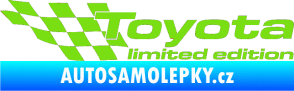 Samolepka Toyota limited edition levá zelená kawasaki
