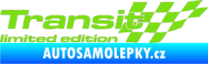 Samolepka Transit limited edition pravá zelená kawasaki