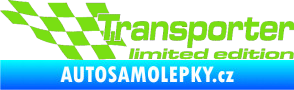 Samolepka Transporter limited edition levá zelená kawasaki