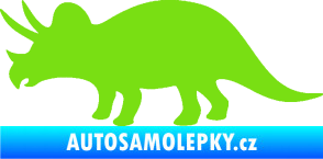 Samolepka Triceratops 001 levá zelená kawasaki