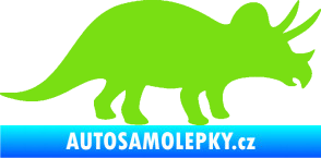 Samolepka Triceratops 001 pravá zelená kawasaki