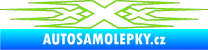 Samolepka Triple x zelená kawasaki