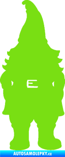 Samolepka Trpaslík 001 levá zelená kawasaki