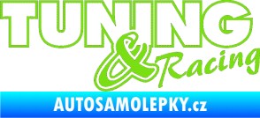 Samolepka Tuning racing obrys zelená kawasaki