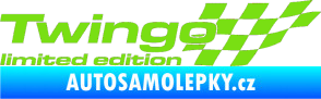 Samolepka Twingo limited edition pravá zelená kawasaki