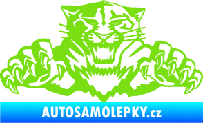 Samolepka Tygr 003 zelená kawasaki