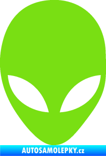 Samolepka UFO 002 zelená kawasaki