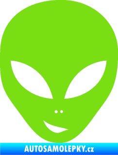 Samolepka UFO 003 levá zelená kawasaki