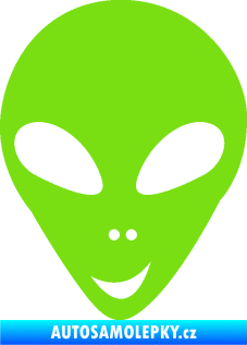 Samolepka UFO 004 levá zelená kawasaki
