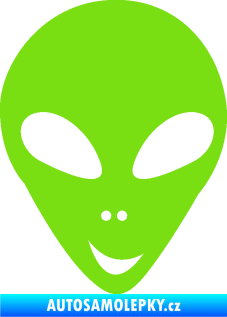 Samolepka UFO 004 pravá zelená kawasaki