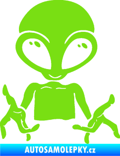 Samolepka UFO 006 pravá zelená kawasaki