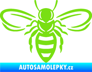 Samolepka Včela 002 zelená kawasaki