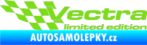 Samolepka Vectra limited edition levá zelená kawasaki