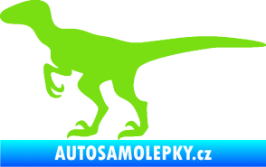 Samolepka Velociraptor 001 levá zelená kawasaki