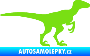 Samolepka Velociraptor 001 pravá zelená kawasaki