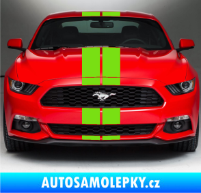 Samolepka Viper pruhy 14 cm (dva stejně široké) zelená kawasaki