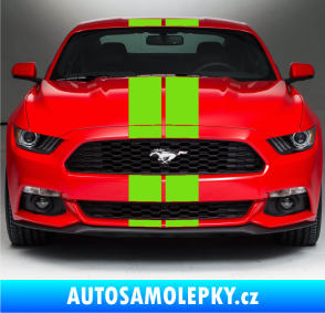 Samolepka Viper pruhy 16 cm (dva stejně široké) zelená kawasaki