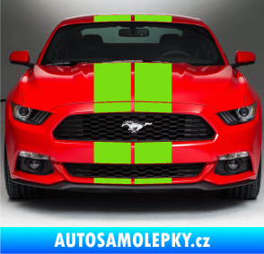 Samolepka Viper pruhy 22 cm (dva stejně široké) zelená kawasaki