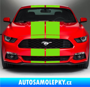 Samolepka Viper pruhy 24 cm (dva stejně široké) zelená kawasaki