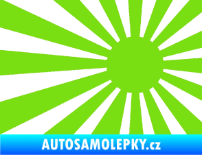 Samolepka Vlajka Japonsko 002 pravá JDM zelená kawasaki