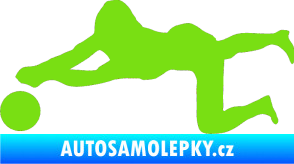 Samolepka Voleybal 008 levá zelená kawasaki