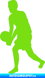 Samolepka Voleybal 013 levá zelená kawasaki