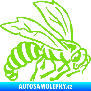 Samolepka Vosa 003 pravá zelená kawasaki