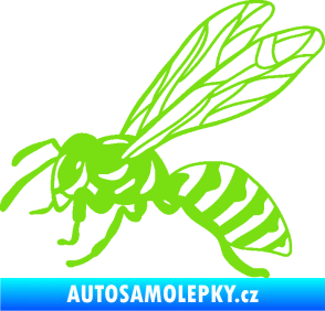 Samolepka Vosa 006 levá zelená kawasaki