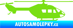Samolepka Vrtulník 001 pravá helikoptéra zelená kawasaki