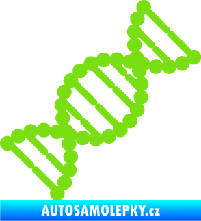 Samolepka Vzorec DNA pravá zelená kawasaki