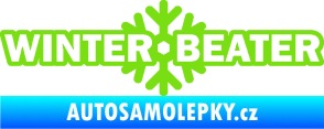 Samolepka Winter beater zelená kawasaki
