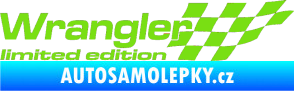 Samolepka Wrangler limited edition pravá zelená kawasaki