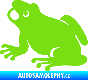 Samolepka Žába 007 levá zelená kawasaki