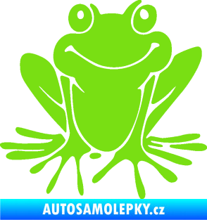 Samolepka Žába 008 pravá zelená kawasaki