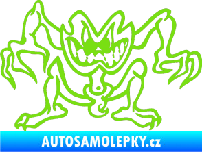 Samolepka Žabák levá zelená kawasaki