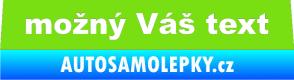 Samolepka Zetor - přední zelená kawasaki