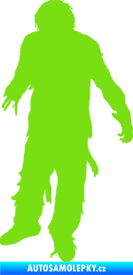 Samolepka Zombie 001 levá zelená kawasaki