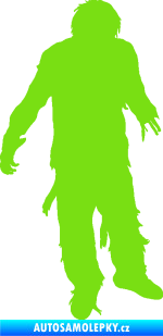 Samolepka Zombie 001 pravá zelená kawasaki