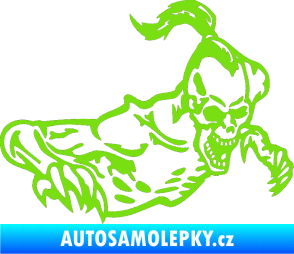 Samolepka Zombík pravá zelená kawasaki