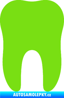 Samolepka Zub 001 stolička zelená kawasaki