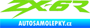 Samolepka ZX 6R zelená kawasaki